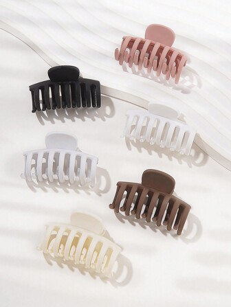 6 peças de mini grampos de cabelo foscos para pequenas quantidades de cabelo, grampos de cabelo e grampos de cabelo para chapéus femininos, grampos de cabelo, grampos de cabelo, grampos de cabelo, grampos de cabelo, grampos de cabelo casuais de outono e inverno, acessórios de cabelo para mulheres, para roupas de férias femininas