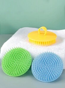 Bộ 2 lược tròn răng cưa có chức năng massage, dụng cụ chăm sóc tóc đa năng, màu hồng, thích hợp sử dụng tại nhà, mùa hè, kỳ nghỉ, du lịch. - Nhiều màu - Xem 2