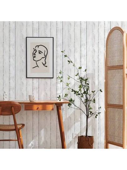 Roll Of Wit Wood Grain Self Adhesive Wand Strips Thickened DIY Waterproof Moisture Proof Easy To Clean Removable Stickers view 7