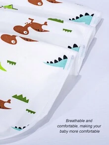 1入防水透氣嬰兒換片墊,新生兒尿墊,可翻轉且可水洗,提供3種尺寸選擇,適合於四季,柔軟舒適,保持乾爽衛生 - 白色 - 查看 3