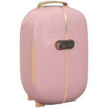 HOMCOM Portable Skincare Fridge, 12L Mini Fridge For Bedroom, Office, Dorm And Car, Thermoelectric Cooler And Warmer Refrigerator For Beauty, Makeup And Cosmetics - 粉色 - 查看 2