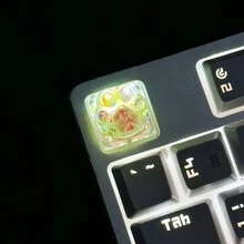 1 Miếng Nhiều màu ABS Trong mờ Nhựa lột vỏ & Giấy Móng mèo Nắp chìa khóa Đối với Đồng hồ Động lực Bàn phím Cuộc họp - Nhiều màu - Xem 5