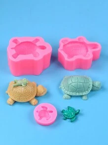 1 件龟形树脂模具 龟形硅胶模具 环氧树脂模具 龟形模具 龟形肥皂模具 装饰石膏蜡烛香薰软糖慕斯 DIY 香薰装饰模具 - 粉色 - 查看 6