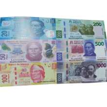 juguete didactico 18 billetes Mexicanos de 15cm cu aprendisaje matematicas - Multicolor - Ver 1