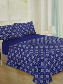 Flat Sheets - bleu indigo - Voir 1