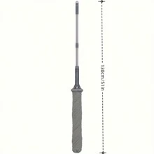 Balai à tête rotative sans mains - Balai à franges de nettoyage de sol automatique, nettoyage sans effort - Balai à torsion super absorbant, adapté pour la maison, lécole, le bureau, la cuisine, la salle de bain - Fournitures et outils de nettoyage - Style fil de coton - Voir 7