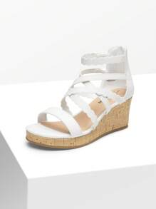Girls Wedge Sandals Summer Flatform Open Toe Platform Sandals Cute Elegant For Big Kids And Teenager