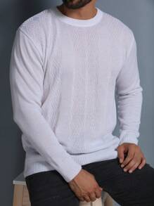 Men Sweaters - Blanco - Ver 6