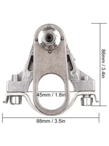 Esmerilhadeira Angular De Conversão Rosca Adaptadora De Cabeça Universal Para 115 125 Tipo Polimento Oscilante - Prata - Visão 6