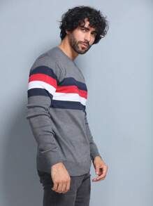 Men Sweaters - Grey - View 6
