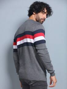 Men Sweaters - Grey - View 5