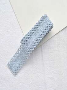 1 Yard Lace Edge Polyester Ribbon For Diy Hair Clip, Hairband, Headband, Etc