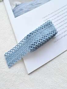 1 Yard Lace Edge Polyester Ribbon For Diy Hair Clip, Hairband, Headband, Etc