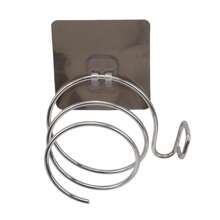 1个不锈钢吹风机支架浴室配件 - 銀色 - 查看 7