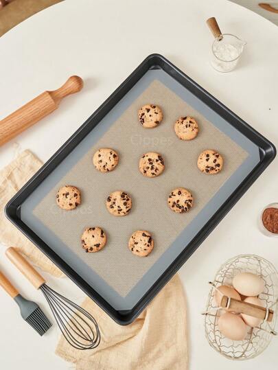 Cippes 1PC Silicone Baking Mat For Oven, Non Stick Large Baking Mat Sheets, Thick Reusable Bakeware Mats For Cookies, Pastry, Bread, Bun, Fondant