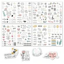 4 Hojas (230 Piezas) Pegatinas De Planificación De Bodas Para Compromiso Y Planificación De Bodas