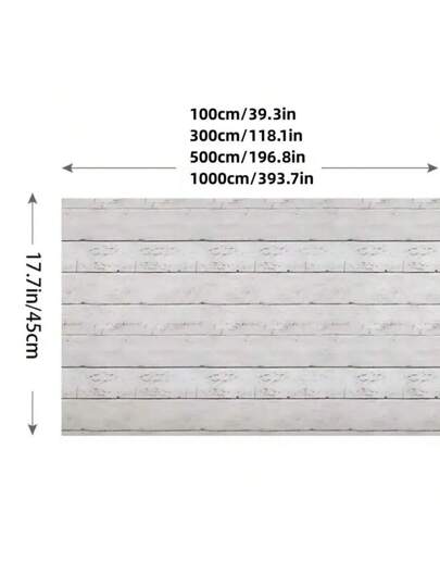 Roll Of Wit Wood Grain Self Adhesive Wand Strips Thickened DIY Waterproof Moisture Proof Easy To Clean Removable Stickers view 2