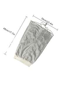 1pc White Hair Drying Cap & Turban Headband & Adjustable Hair Drying Bonnet Cap & Women Hair Sleeping Cap, For Long/Short Hair - White - View 2