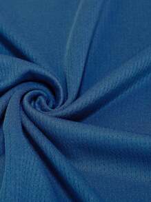 1 bộ quần áo thể thao chạy bộ ngoài trời, thể dục, nhanh khô dành cho nam, áo phông nén - Màu xanh hải quân - Xem 5