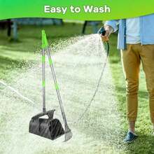 Chó , Tay cầm dài Gấp lại Thìa , Lãng phí Thú cưng Quân nhu - màu đen - Xem 6