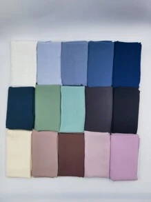 1 Stück Basis-Einfarbig Vier Jahreszeiten Universal Multifunktions-kopftuch Geeignet Für Verschiedene Anlässe Erhältlich In 25 Farben