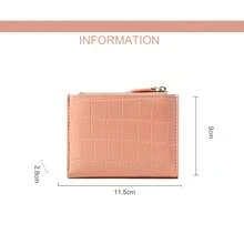 David Jones Paris Crocodile Pattern PU Leather Wallet Card Holder Organiser For Women And Gilrs - Black - View 4