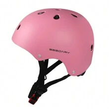 Cascos de protección Monopatines Bicicletas Bicicletas para niños Cascos de seguridad Cascos de seguridad ajustables Patines Ciclismo Bicicletas Scooters - Rosa - Ver 1