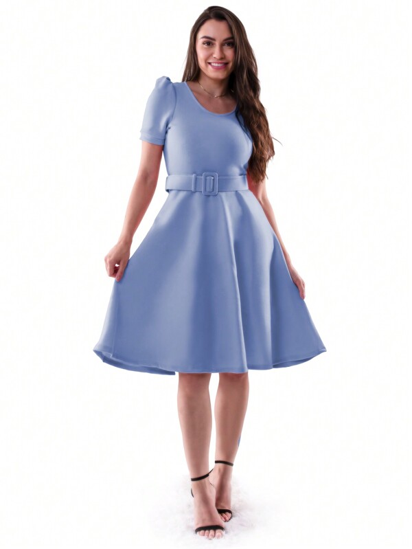 Vestido Feminino Nova York Moda Evangélica