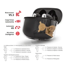Wireless Earbuds - màu đen - Xem 7