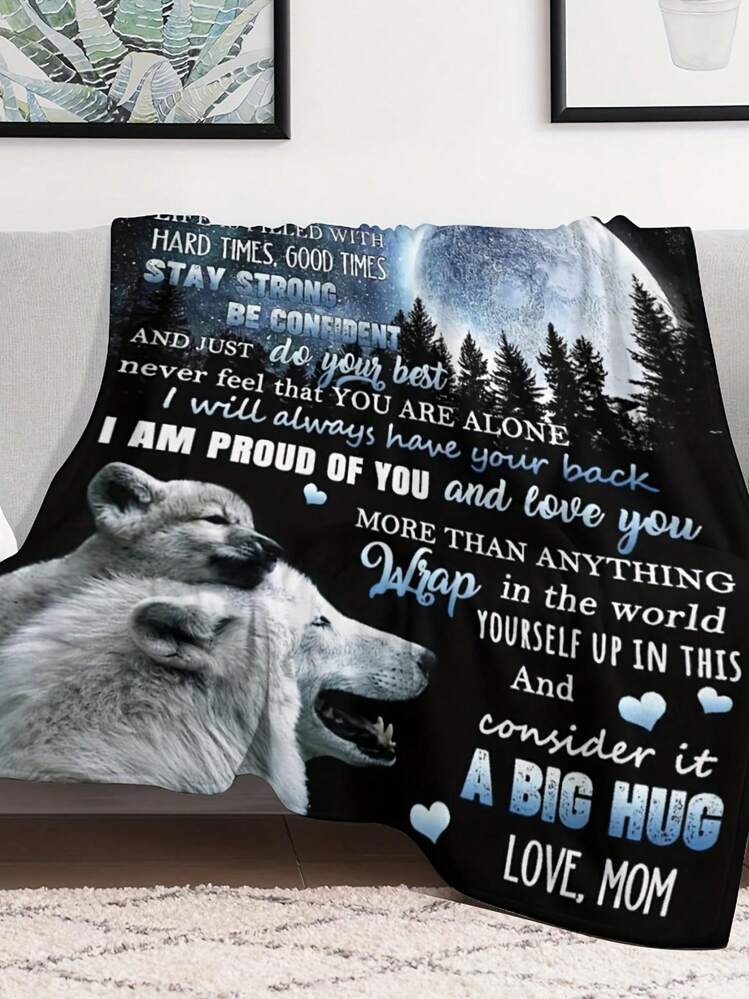 Coperta Personalizzata Con Foto 80x120 Cm - Regalo Con Stampe Per Compleanno, Matrimonio, Idea Unica Per Lui/lei
