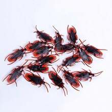 20入組仿真蠍子玩具,逼真蜥蜴玩具萬聖節整人玩具,蟑螂玩具,馬陸道具,橡膠整人動物玩具,節日和派對氛圍製造者玩具 - 彩色 - 查看 2