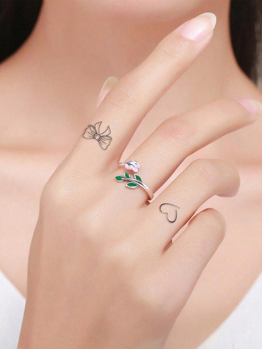 30pcs Various Designs Black Waterproof & Scratch Resistant Temporary