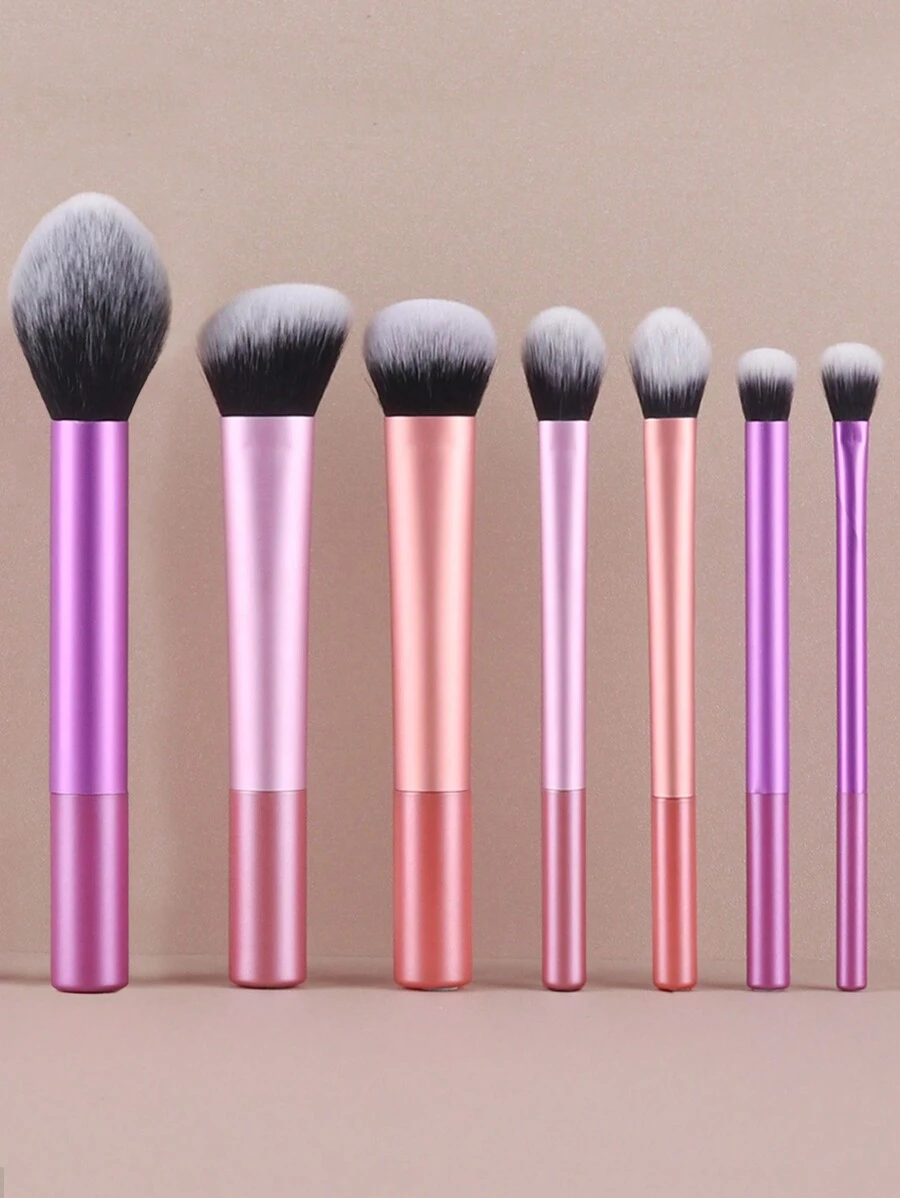 7pcs Delicate Makeup Brush Set With Multifunction
