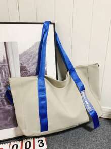 Bolsa Grande De Mano Para Uso Diario Con Gran Capacidad, Multifuncional, De Moda Y Adecuada Para Viajes Cortos. - Multicolor - Ver 5