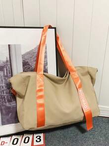 Bolsa Grande De Mano Para Uso Diario Con Gran Capacidad, Multifuncional, De Moda Y Adecuada Para Viajes Cortos. - Multicolor - Ver 4