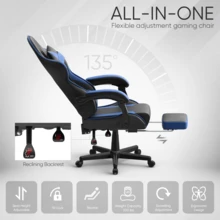 Gaming Chairs - Blue - View 3