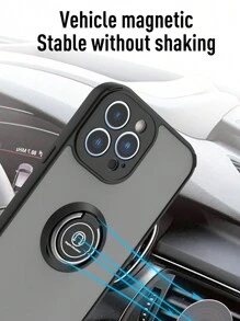 仿肤手机壳，还原手机裸机触感。车载磁吸支架+隐藏式支架技术，防摔保护。兼容 11/12/13/14/15 Pro Max、S22/23/24+、UA04/A05/A14/A15/A24/A25/A34/A54s，兼容OPPO Vivo Redmi 13c，包含全套手机壳，适用于vivo NK X100/vivo NK400。防水防震防刮，国际版，非国内版。 - 黑色 - 查看 6