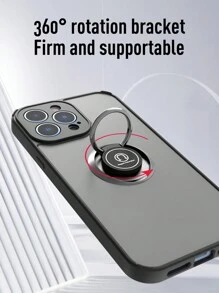 仿肤手机壳，还原手机裸机触感。车载磁吸支架+隐藏式支架技术，防摔保护。兼容 11/12/13/14/15 Pro Max、S22/23/24+、UA04/A05/A14/A15/A24/A25/A34/A54s，兼容OPPO Vivo Redmi 13c，包含全套手机壳，适用于vivo NK X100/vivo NK400。防水防震防刮，国际版，非国内版。 - 黑色 - 查看 3