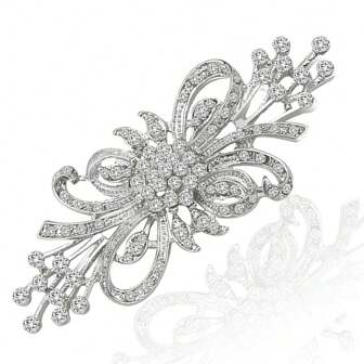 1 件时尚锌合金和水钻水晶钻石花朵新娘胸针婚礼派对装饰情人节情人节礼服配饰衣服别针包饰学校办公室配饰衬衫夹克珠宝圣诞节万圣节衣服别针有趣可爱教师礼物万圣节配饰教师节