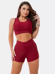Women Sports Shorts - 彩色 - 查看 8