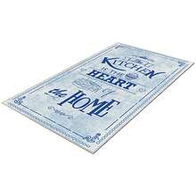 Well Home Tavolino, 100% truciolato impiallacciato melaminico, colore Bianco,Noce - Multicolore - Visualizzare 1