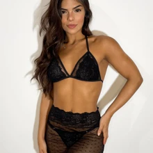 Women Sexy Lingerie Sets - 黑色 - 查看 1