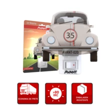 Luz Noturna Led Besourinho Bivolt 1W 3000K Branco Quente - Branco - Visão 7