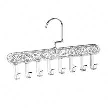 1 Áo Bra Vest Giá Đựng Đồ, Nhựa Trong Móc Bảo Quản, Tủ Quần Áo Giá Để Đồ, Lượn Sóng Móc Treo Quần Áo - trắng - Xem 5