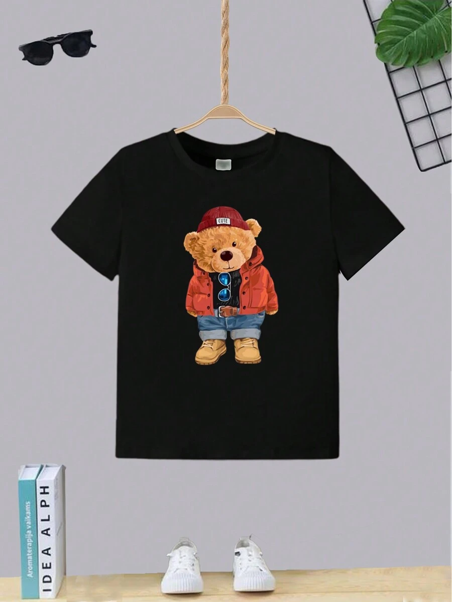 Tween Boys Shirts - 黑色 - 查看 1