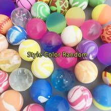 10-20pcs Colorful Bouncy Balls Toys  Mixed Pattern High Bouncy Balls For Party Holiday Prizes (Style Color Random) - Multicolor - View 5