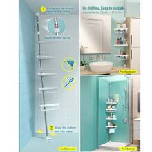 Bathroom Organizer - trắng - Xem 4