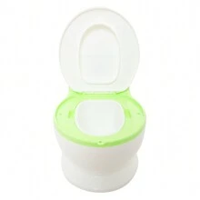 Bañito Entrenador Niño Niña Baño Asiento Acojinado Bacinica - Verde Lima - Ver 6