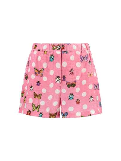 ショートパンツ VERSACE Women Shorts  Burmudas 10112911A08211 5P020 PINK Gianni Versace Women's Shorts PINK 10112911A082115P020