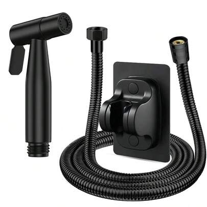 Handheld Bidet Sprayer For Toilet - Stainless Steel Cloth Diaper Jet Spray, Adjustable Water Pressure Control With Bidet Spray Hoses, Bidet Toilet Sprayer For Baby/Feminine Wash Bathroom Bathroom Accessories Bathroom Tools